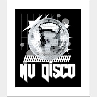 NU DISCO - ball (white) Posters and Art